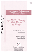 cover Autumn Gives Her Hand to Winter Two-Part choral sheet music cover